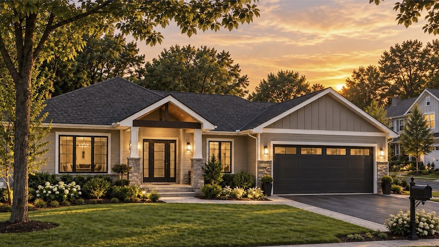 Ranch modular home design placeholder